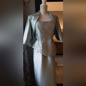 Montage Boutique Maxi Dress with Jacket